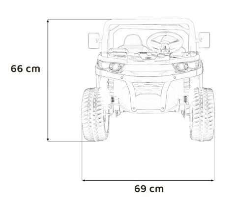 Pojazd Farmer Truck Speed 900 Czarny