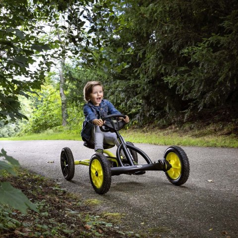 BERG Gokart na Pedały Buddy Cross Żółty od 3 do 8 lat do 50 kg NOWY MODEL