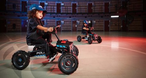 BERG Gokart na pedały Buzzy Police 2-5 lat do 30 kg Dźwięk + Światło