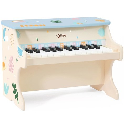 CLASSIC WORLD Pianino Muzyczne dla Dzieci Nauka Gry + Książeczka