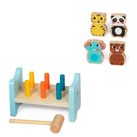 TOOKY TOY Box Pudełko XXL Montessori Edukacyjne 7w1 Sensoryczne 19-21 Mies.