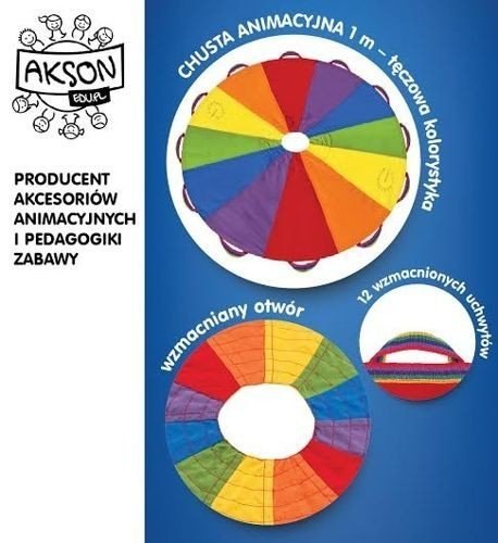 Profesjonalna Chusta Animacyjna AKSON 7 BARW- 1,2m