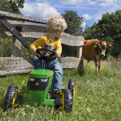 BERG Gokart na Pedały John Deere Ciche Koła 2-5 lat do 30 kg