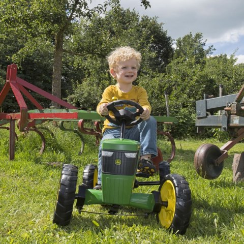 BERG Gokart na Pedały John Deere Ciche Koła 2-5 lat do 30 kg