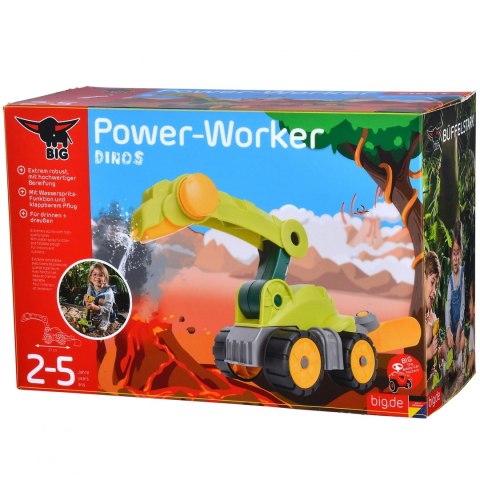 BIG Pług Zraszacz Dinozaur Power Worker Zabawka do Piasku