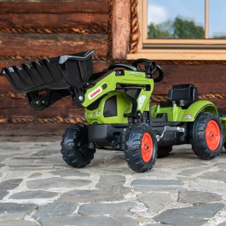 Falk Traktor Claas z Przyczepą i Łyżką na pedały