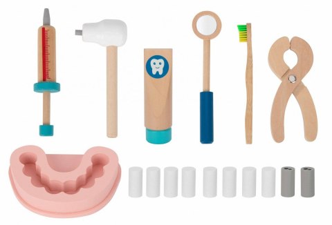 TOOKY TOY Zestaw Małego Dentysty Walizka Lekarza 19 el. FSC