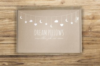 Dream Pillows girlanda pluszowa AKSON serca - RÓŻOWY