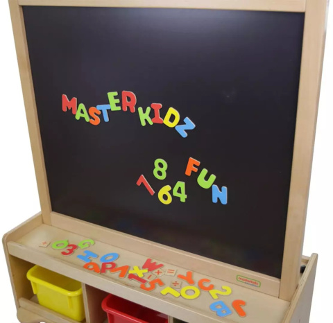 Dwustronna Tablica Kredowa i Magnetyczna Do Pisania Masterkidz Dwustronna Tablica Kredowa i Magnetyczna Do Pisania Masterkidz