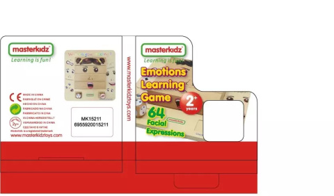 MASTERKIDZ Nauka Emocji Gra Drewniana Montessori MASTERKIDZ Nauka Emocji Gra Drewniana Montessori
