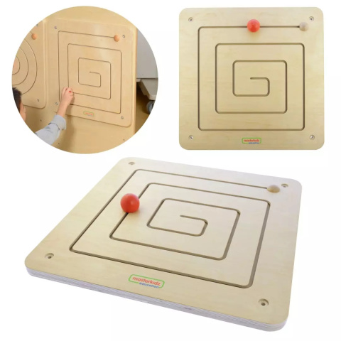 MASTERKIDZ Tablica Przesuwna Labirynt Montessori MASTERKIDZ Tablica Przesuwna Labirynt Montessori