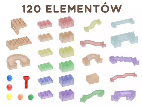 MASTERKIDZ Zestaw Konstrukcyjny Tor dla Piłek Tablica STEM 120elementów MASTERKIDZ Zestaw Konstrukcyjny Tor dla Piłek Tablica STEM 120elementów