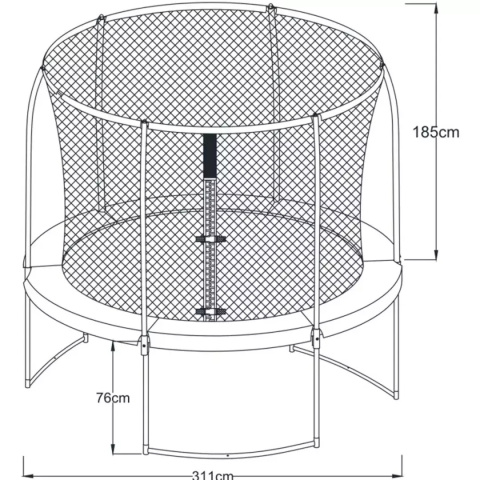 Axi Trampolina Bostonn 305 cm + Siatka Axi Trampolina Bostonn 305 cm + Siatka