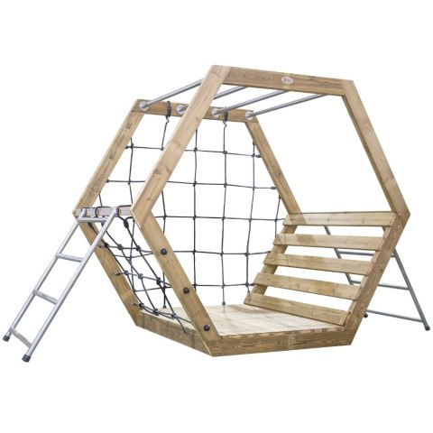 CLASSIC WORLD EDU Drewniany Plac Zabaw XXL Zestaw do Wspinaczki Heksagonalny CLASSIC WORLD EDU Drewniany Plac Zabaw XXL Zestaw do Wspinaczki Heksagonalny