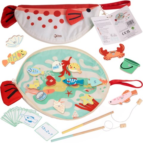 CLASSIC WORLD Edukacyjna Gra Łowienie Rybek na Magnes z Kartami do Nauki Liczenia CLASSIC WORLD Edukacyjna Gra Łowienie Rybek na Magnes z Kartami do Nauki Liczenia