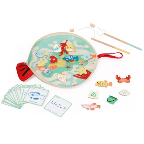 CLASSIC WORLD Edukacyjna Gra Łowienie Rybek na Magnes z Kartami do Nauki Liczenia CLASSIC WORLD Edukacyjna Gra Łowienie Rybek na Magnes z Kartami do Nauki Liczenia