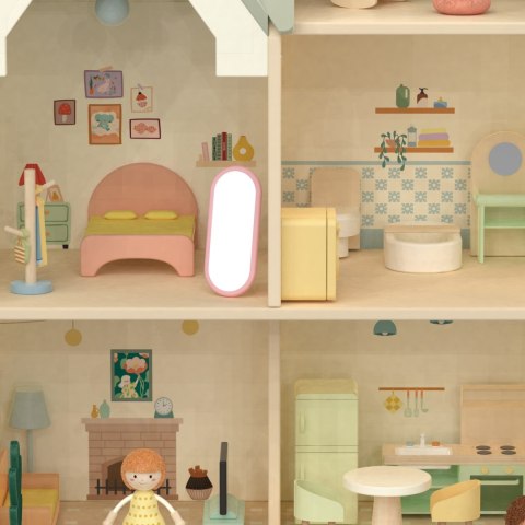 CLASSIC WORLD Wielki Drewniany Domek dla Lalek z mebelkami CLASSIC WORLD Wielki Drewniany Domek dla Lalek z mebelkami