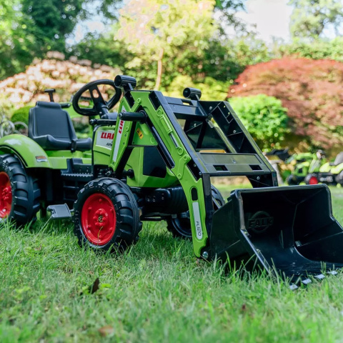 FALK Traktor CLAAS AVEC Zielony na Pedały z Przyczepką od 3 Lat FALK Traktor CLAAS AVEC Zielony na Pedały z Przyczepką od 3 Lat