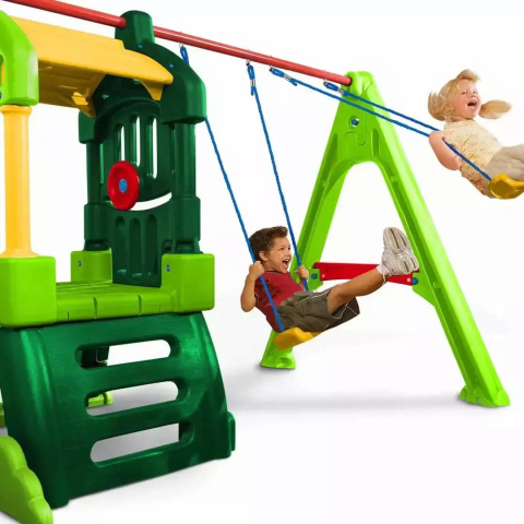 Little Tikes Plac Zabaw Clubhouse Zjeżdżalnia Huśtawka Little Tikes Plac Zabaw Clubhouse Zjeżdżalnia Huśtawka