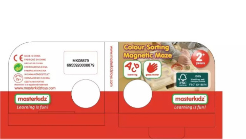 MASTERKIDZ Labirynt Magnetyczny Sorter Kolorów EDU MASTERKIDZ Labirynt Magnetyczny Sorter Kolorów EDU
