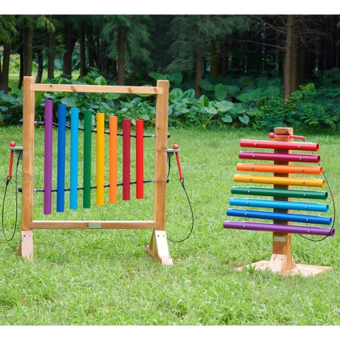 MASTERKIDZ Tęczowe Dzwonki Kolorowa Tablica Do Grania MASTERKIDZ Tęczowe Dzwonki Kolorowa Tablica Do Grania