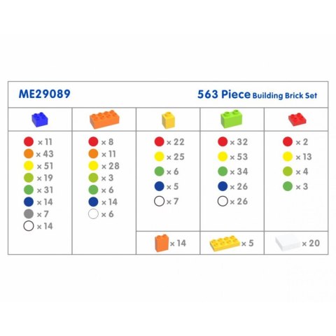 MASTERKIDZ Zestaw Klocków Konstrukcyjnych STEM 563 el. MASTERKIDZ Zestaw Klocków Konstrukcyjnych STEM 563 el.