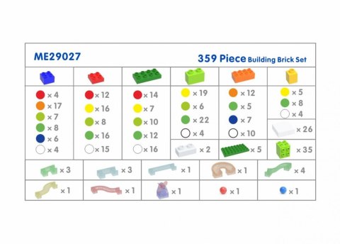 MASTERKIDZ Zestaw Klocków Konstrukcyjnych Tor Kulkowy STEM 359 el. MASTERKIDZ Zestaw Klocków Konstrukcyjnych Tor Kulkowy STEM 359 el.