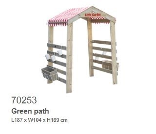 CLASSIC WORLD EDU Drewniana Brama Ogrodowa Pergola Kwietnik CLASSIC WORLD EDU Drewniana Brama Ogrodowa Pergola Kwietnik