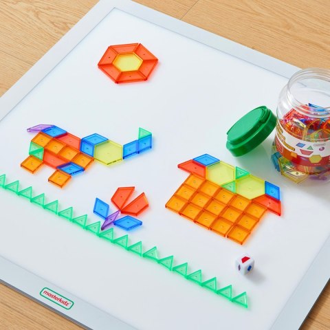 MASTERKIDZ Panel Świetlny LED Zmiana kolorów Pilotem + Klocki Montessori Mozaika 140 el. MASTERKIDZ Panel Świetlny LED Zmiana kolorów Pilotem + Klocki Montessori Mozaika 140 el.