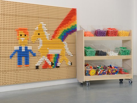 MASTERKIDZ Regał na Kółka - 3 Półki Na Akcesoria Do Tablicy STEM MASTERKIDZ Regał na Kółka - 3 Półki Na Akcesoria Do Tablicy STEM