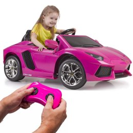 FEBER Lamborghini Aventador Pink samochód elektryczny 6V 3+