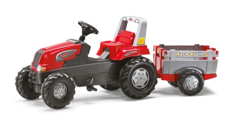 Rolly Toys RollyJunior RT - Traktor na pedały z przyczepą Junior 3-8 lat do 50kg