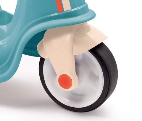 Smoby Niebieski jeździk skuter Retro Ciche koła Scooter