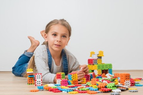 Klocki konstrukcyjne Mini Waffle - 300 elementów