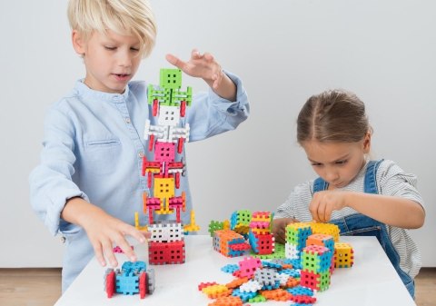 Klocki konstrukcyjne Mini Waffle - 300 elementów