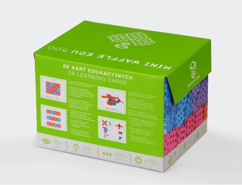 Zestaw edukacyjny - Klocki Mini Waffle EDU 500 el.