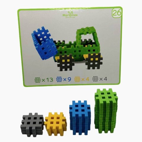 Zestaw edukacyjny - Klocki Mini Waffle EDU 500 el.