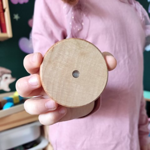 Drewniane klocki magnetyczne WABI 80 el. [304 ruchome magnesy]
