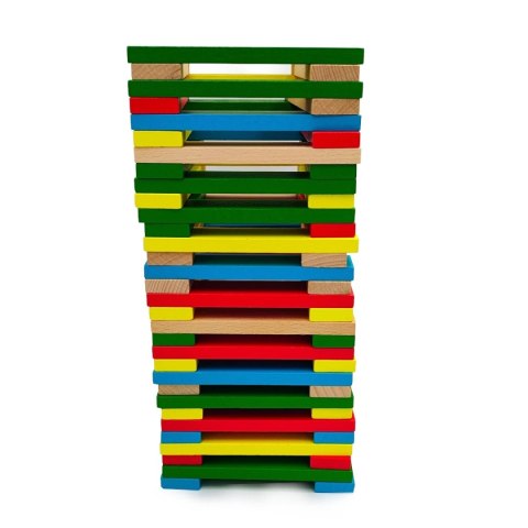 Klocki drewniane deseczki WABI Planks 12 cm - 100 szt.
