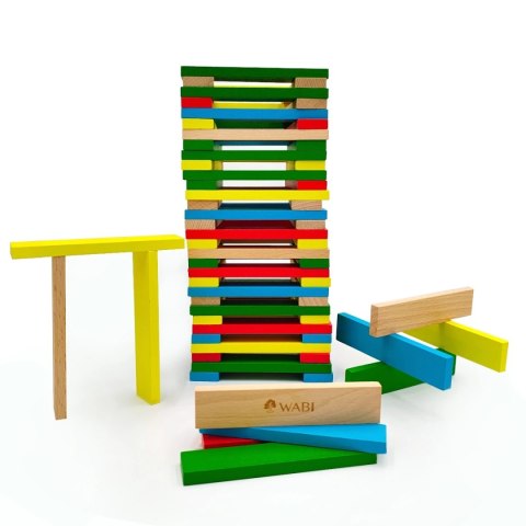 Klocki drewniane deseczki WABI Planks 12 cm - 200 szt.
