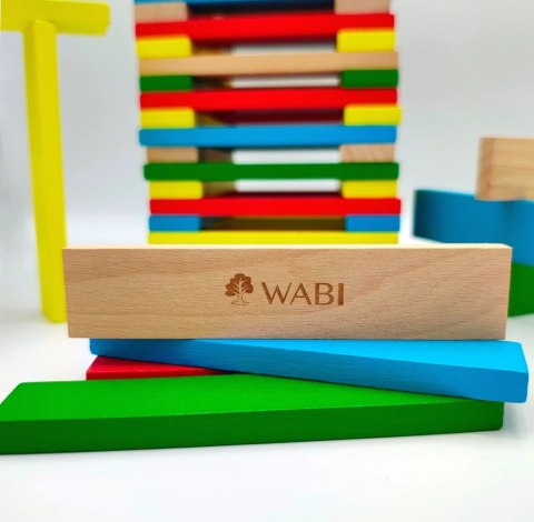Klocki drewniane deseczki WABI Planks 12 cm - 200 szt.
