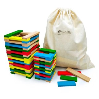 Klocki drewniane deseczki WABI Planks Edu [8+12 cm] - 200 szt.