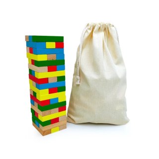 Klocki drewniane wieża WABI Tower Jenga - 54 el.