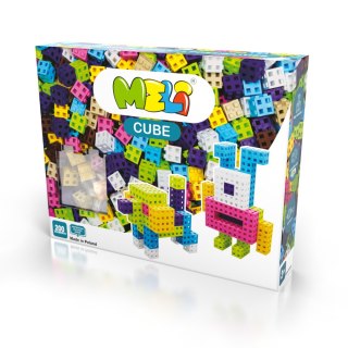 Zestaw klocków - Meli Cube Pink 200 el.