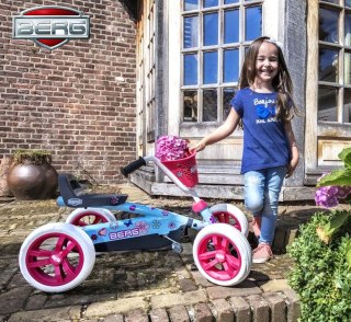 BERG Gokart na Pedały Buzzy Bloom Ciche Koła 2-5 lat do 30 kg