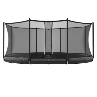 Berg Trampolina z siatką Grand Favorit InGround 520x 345 Szara